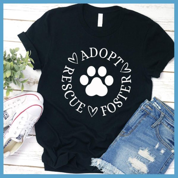 Adopt Rescue Foster T-Shirt_8973