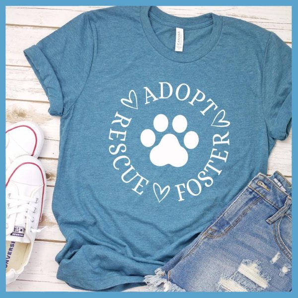 Adopt Rescue Foster T-Shirt_8973