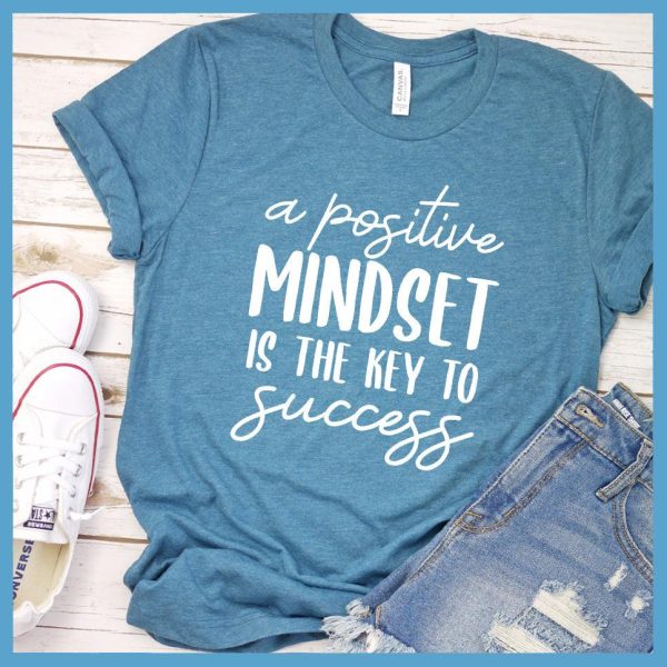 A Positive Mindset Is The Key T-Shirt Colored Edition_4991