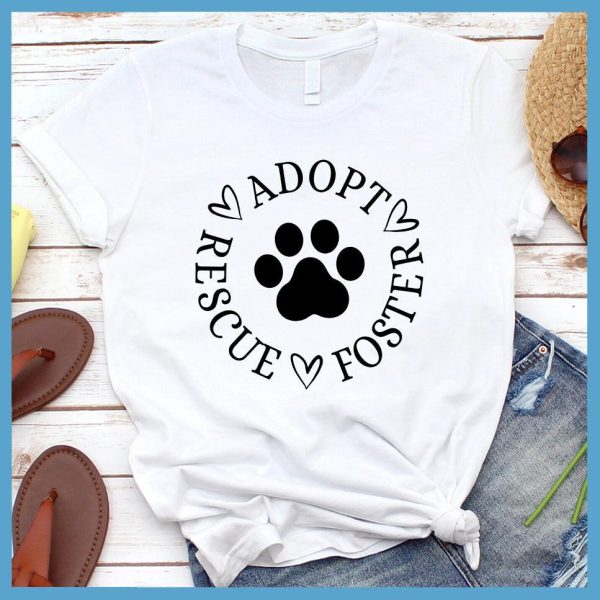 Adopt Rescue Foster T-Shirt_8973